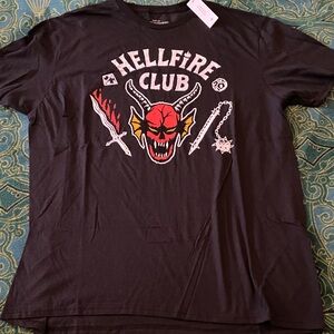 Hellfire Club Black Graphic Tee